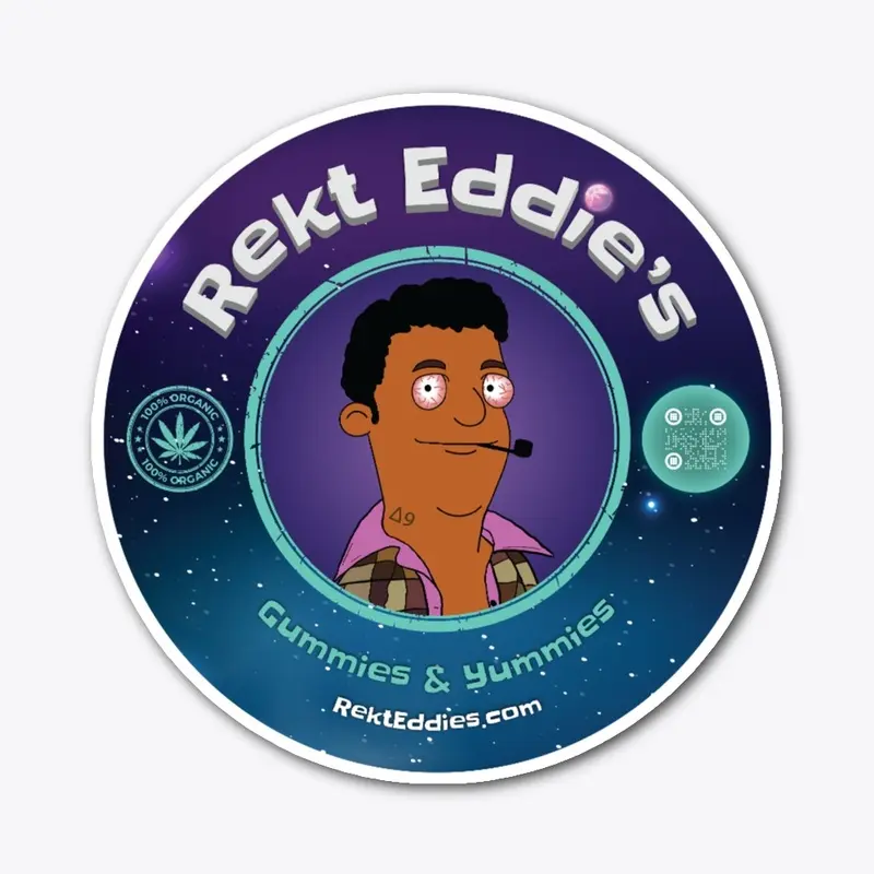 Rekt Eddie's Sticker